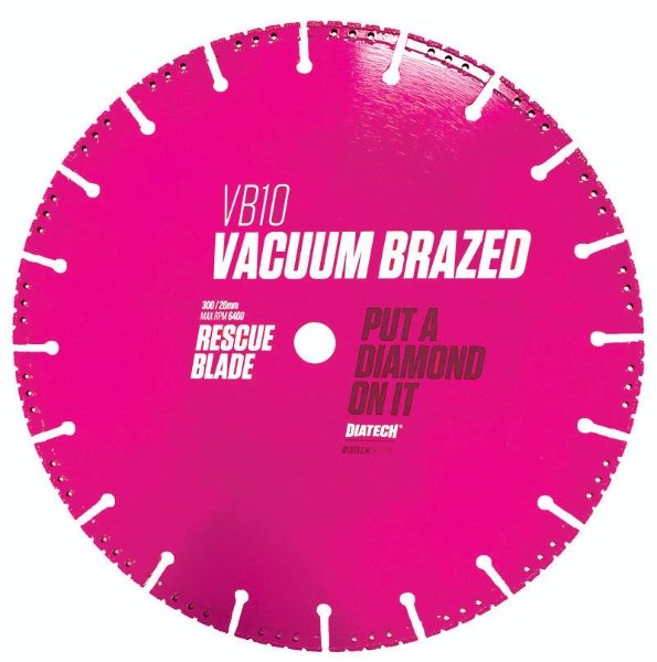 DIATECH VB10 VACUUM BRAZED Specialist Diamond Blade