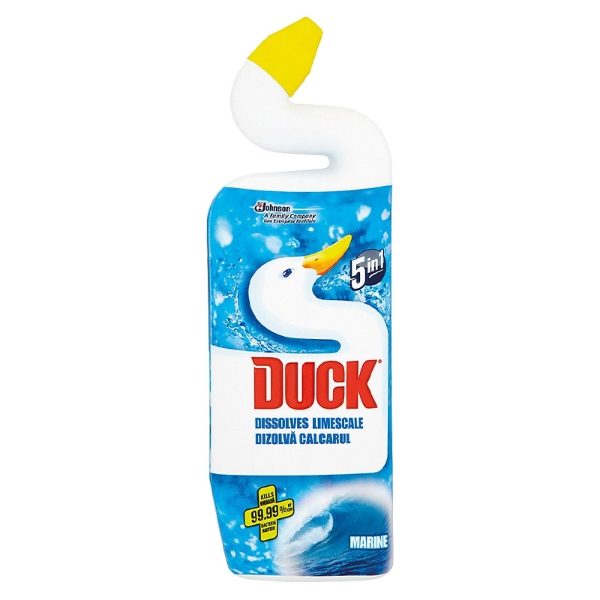 Duck toilet cleaner makes application quick and easy and ensures the cleaner gets maximum coverage in the toilet bowl.