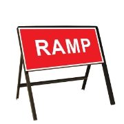 Ramp Metal Sign (1050mm x 450mm)