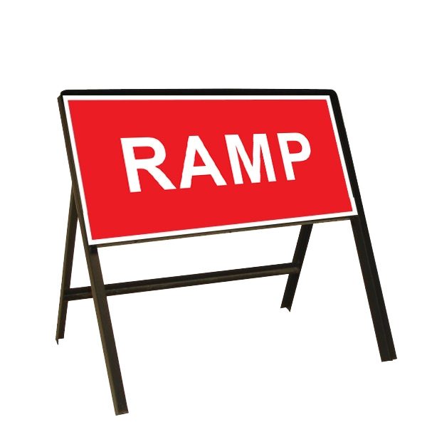 Ramp Metal Sign (1050mm x 450mm)