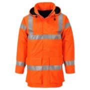 FR Waterproof Contractors Jacket Orange