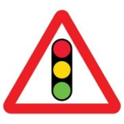 Traffic Light Mini Quick Fit Sign (750mm - 300mm Centres)