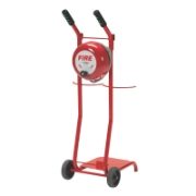 SE00995 Double Fire Extinguisher Trolley with Rotary Bell