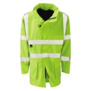 FR Waterproof Contractors Jacket Yellow