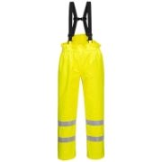 Hi Vis Waterproof A/S FR Bib and Brace - Yellow