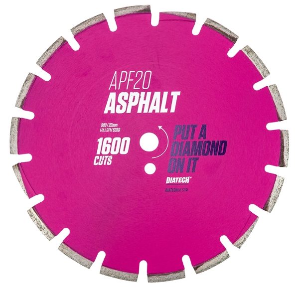 DIATECH APF20 Asphalt Diamond Blade