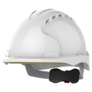 SC05442 JSP EVO®3 Helmet Micro Peak Wheel Ratchet White - Vented