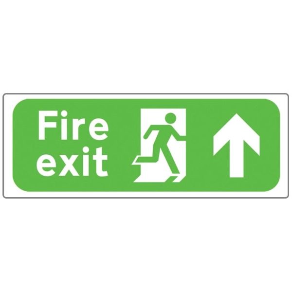 Fire Exit Above Sign