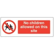 No Children Allowed Sign