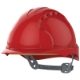 SC01002 JSP EVO®3 Helmet Mid Peak Slip Ratchet Red - Vented