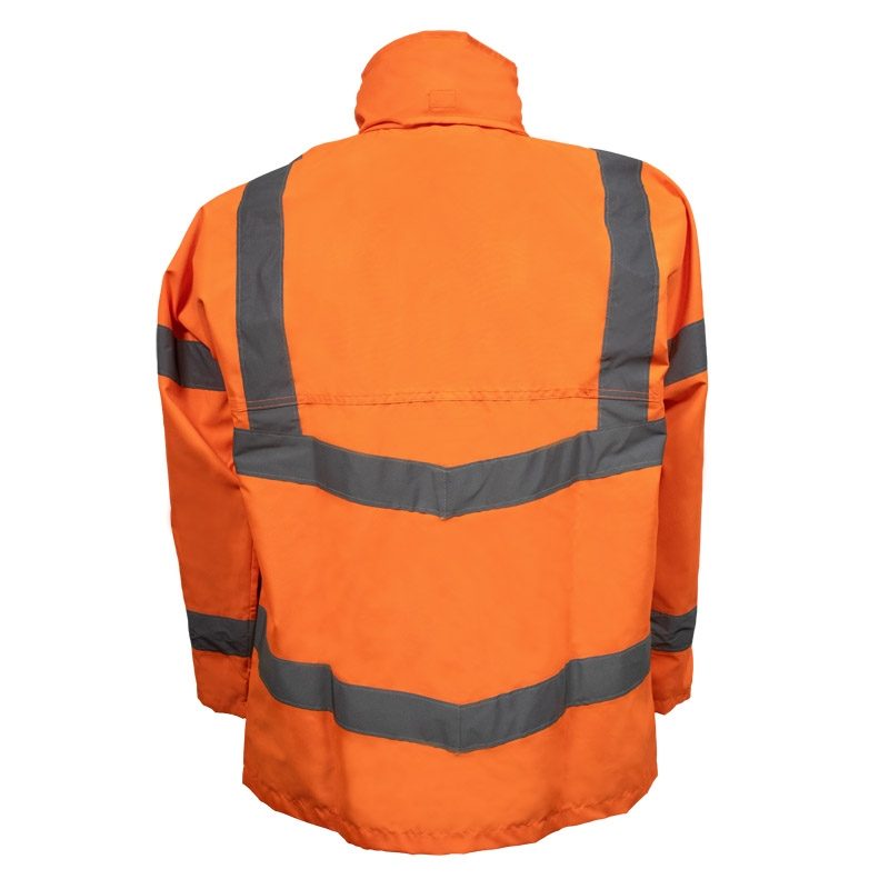 Multisafe Hi Vis Waterproof Unlined Jacket - Orange | CID Group