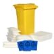 SE00333 Spill Kit For Oil - 120Ltr (In a Yellow wheelie bin)