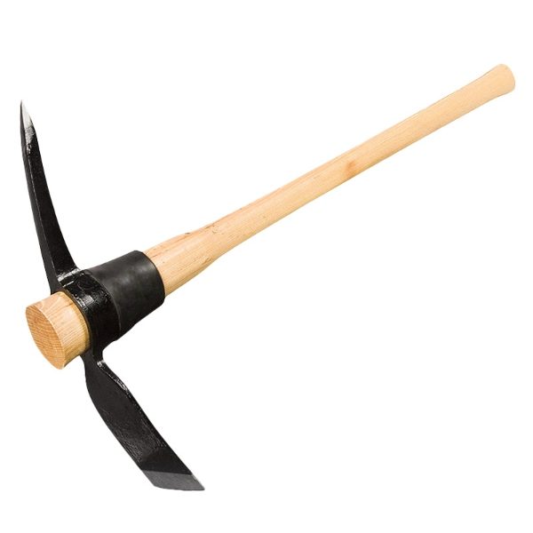 Wooden Handle Mattock (COMPLETE)