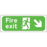 Fire Exit Bottom Right Sign