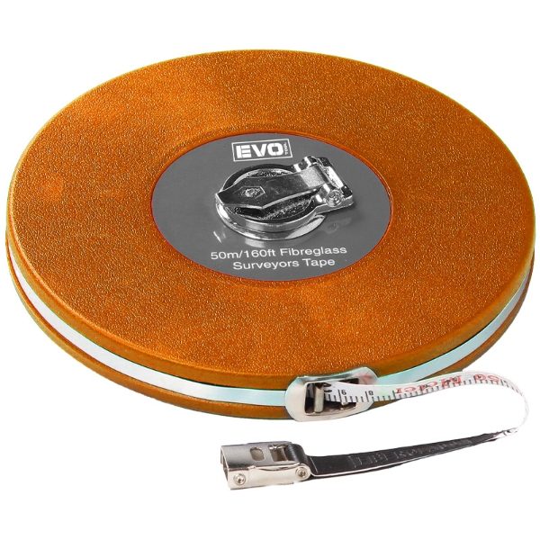 HT01230 EVO Tool Fibreglass Tape Measure - 50m