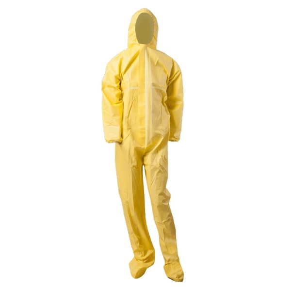 Yellow Type 3/4/5/6 disposable coverall