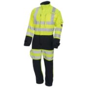 6458 Linesman ARC Coverall - Yellow/Navy
