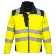 PW3 Hi-Vis Softshell Jacket - Yellow/Black