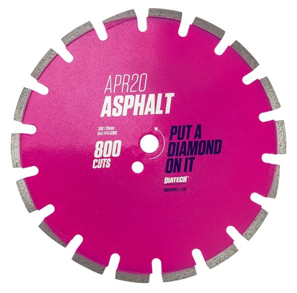 DIATECH APR20 Asphalt Diamond Blade